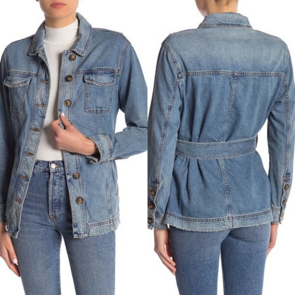 free people heritage denim jacket